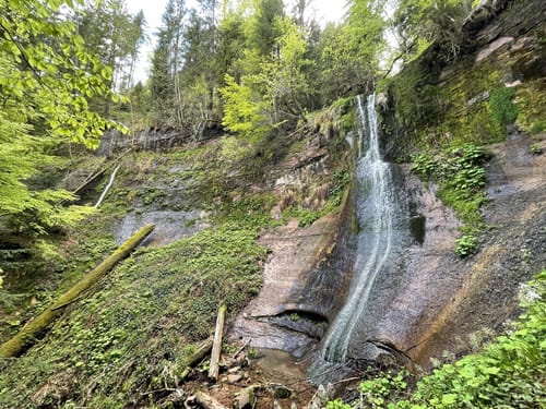 Zu den Sankenbachwasserfällen über den Gruberkopf