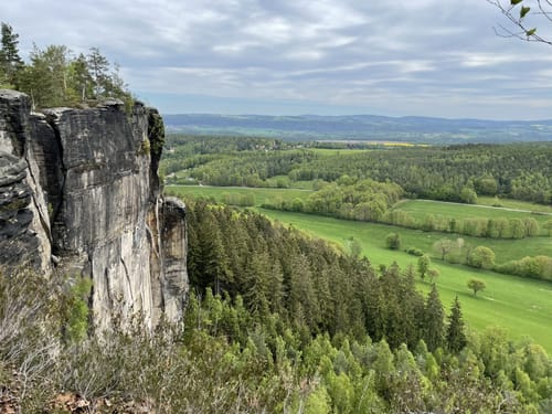 Umrundung des Quirls und auf das große Plateau des Pfaffensteins