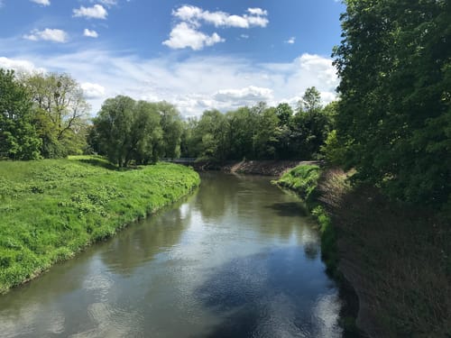 Entlang der Werre bei Bad Oeynhausen