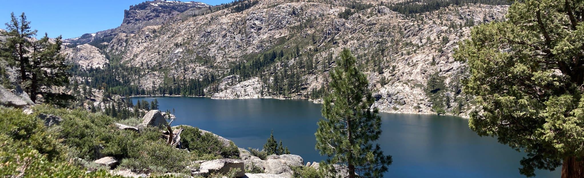 Relief Reservoir via Relief Reservoir and Huckleberry Trail, California