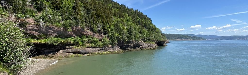 The wondrous views from Fundy National Park in Alma New Brunswick