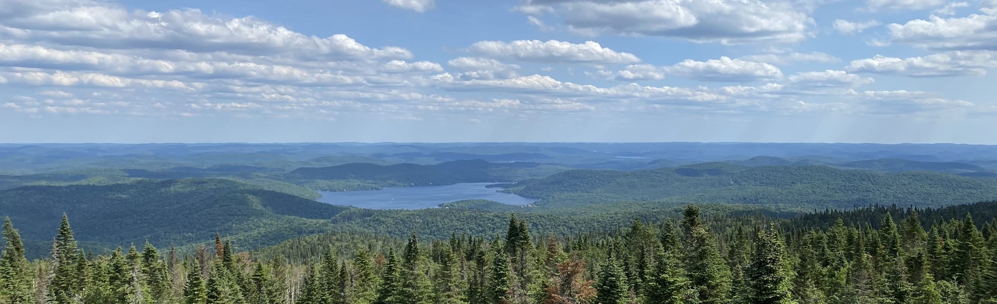 Montagne Noire et Mont du Lac Lézard Map, Guide Quebec, Canada