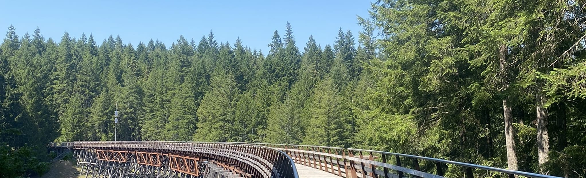 Cowichan Valley Trail Shawnigan Lake to Koksilah River, British