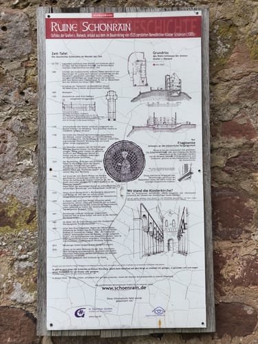 Von Gemünden am Main zur Ruine Schönrain