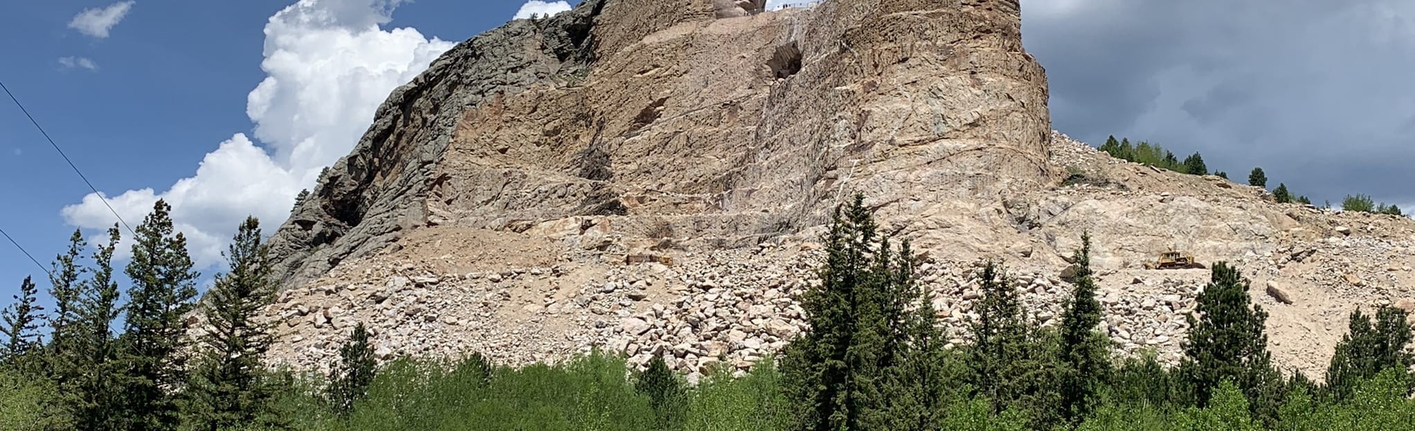 Crazy Horse Volksmarch to Thunderhead Mountain, 157 Photos South