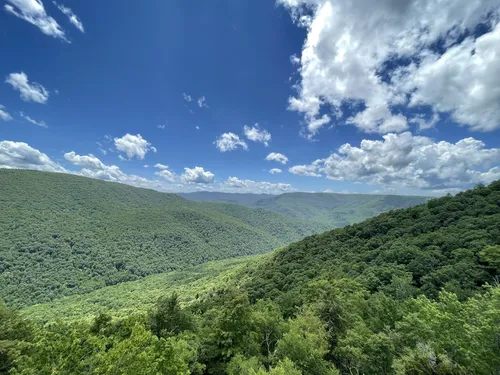 Monongahela national forest clearance hiking