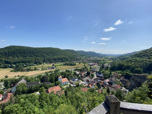 Burgruine Neideck – Ruine Streitburg von Muggendorf