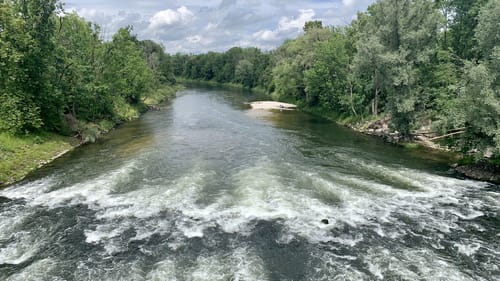 An der Isar zwischen Grüneck und Achering