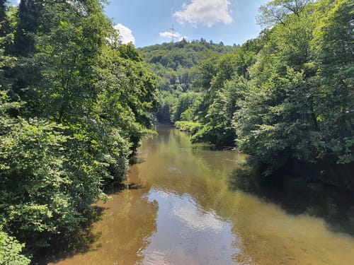 Müngsten: Links und rechts der Wupper