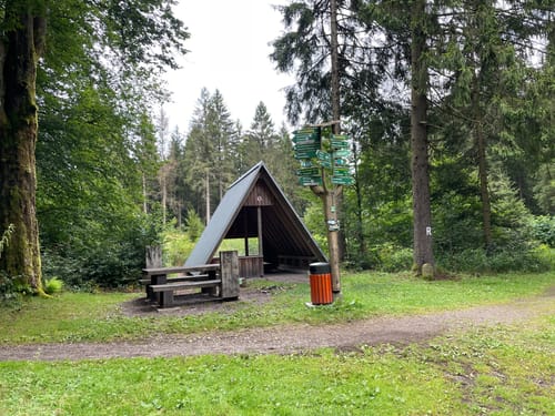 Masserberg, Kleiner Sauberg, Werraquell-Hütte