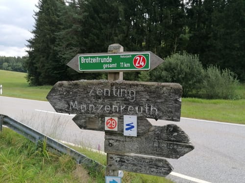 Alternativeroute Goldsteig Nr. 31: Zenting - Ranfels - Manzenreuth