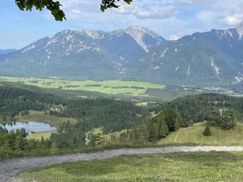 Mittenwald-Lautersee-Ferchensee-Hoher Kranzberg-Sessellift-Mittenwald