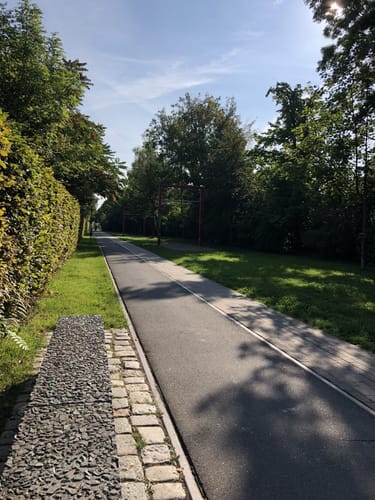 Halle: Hafenbahn-Radroute