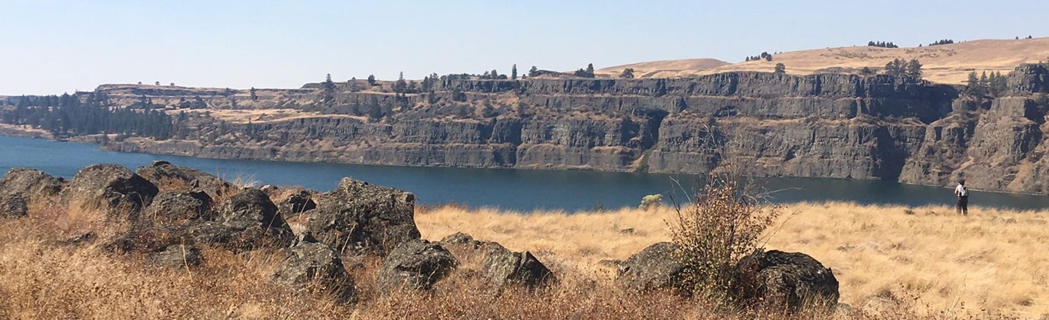 Palouse to Cascades State Park Trail: Hole in the Ground Road to Rock 