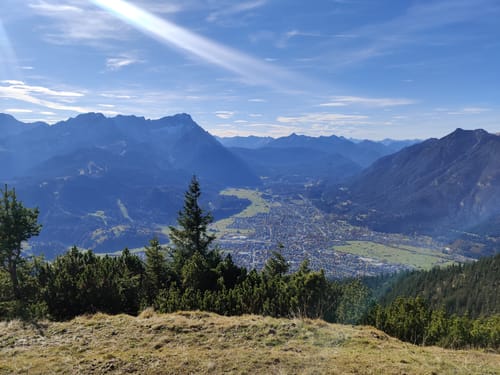Über die Esterbergalm auf den Wank
