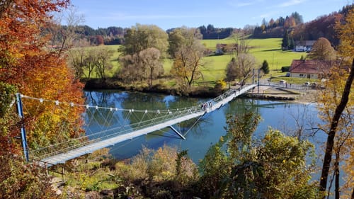 Bad Grönenbach - Sommersberger Hängebrücke - Illerschleife