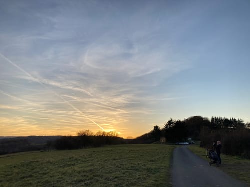 Alte Rheinstraße ab Wanderparkplatz Kornberg