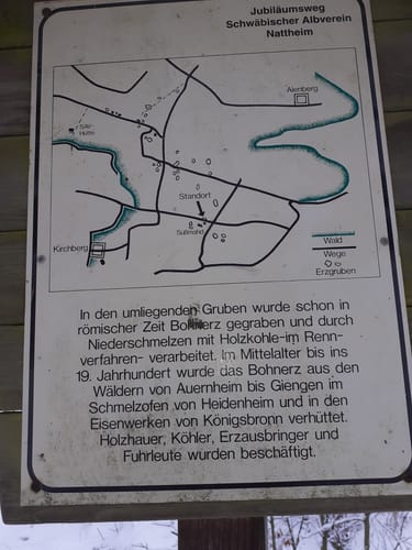 Nattheim: Jubiläumsweg blau