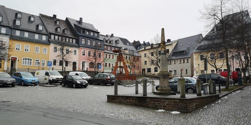 Wolkenstein nach Olbernhau-Grunthal