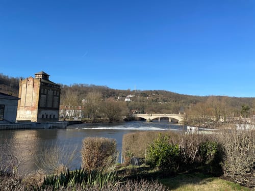 Himmelreichweg Geopfad über Rudelsburg Burg Saaleck
