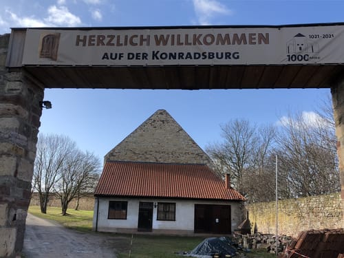 Friedrichshohenberg und Burgberg ab Ermsleben