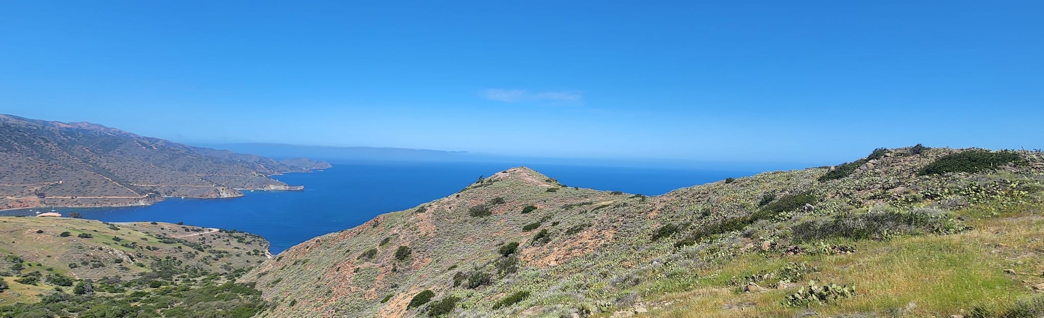 Two Harbors to Little Harbor Campground via Little Harbor Road and TRT