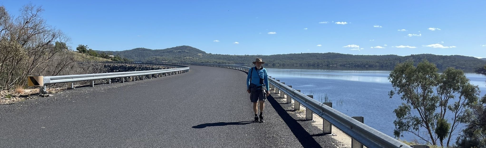 Pindari Dam Wall via Pindari Dam Camping Ground, New South Wales ...