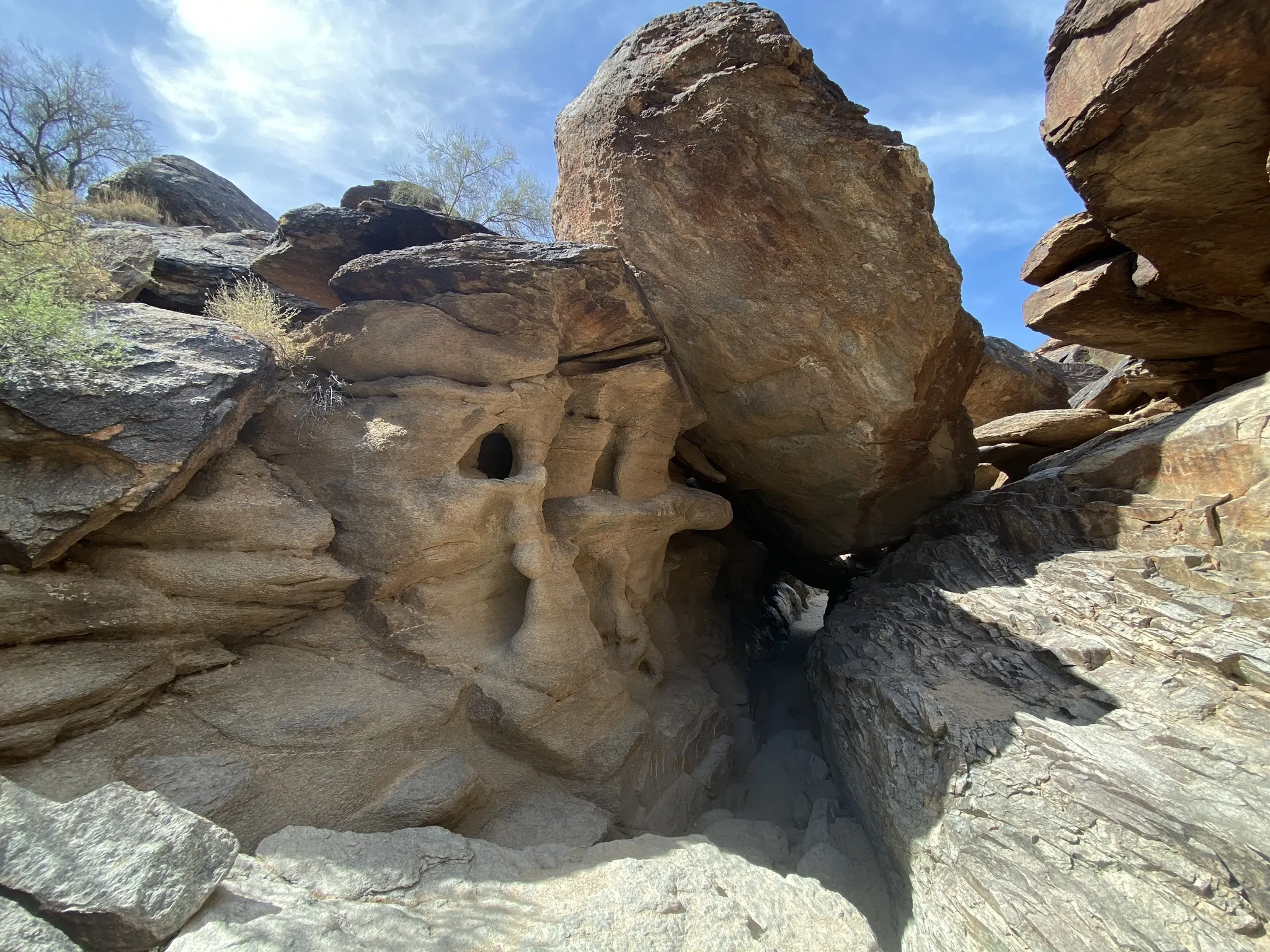 Fat Man's Pass and Natural Tunnel via Mormon Trail