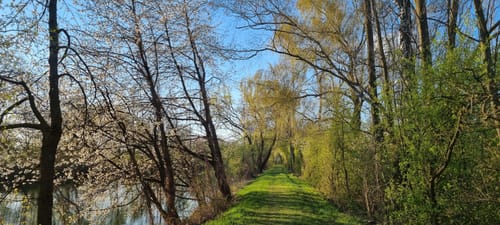 Pfrombach nach Aich über den Mittleren Isar Kanal