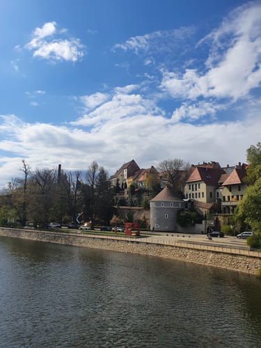 Entlang der historischen Stadtmauer Görlitz