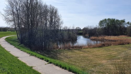 Knoblochsaue ab Yachthafen Erfelden
