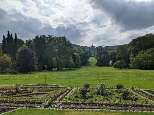 Prinzenquelle - Aussichtspunkt Herkulespyramide - Bergpark Wilhemshöhe