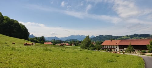 Samerberg von Grainbach über die Käseralm zur Kräuterwiese