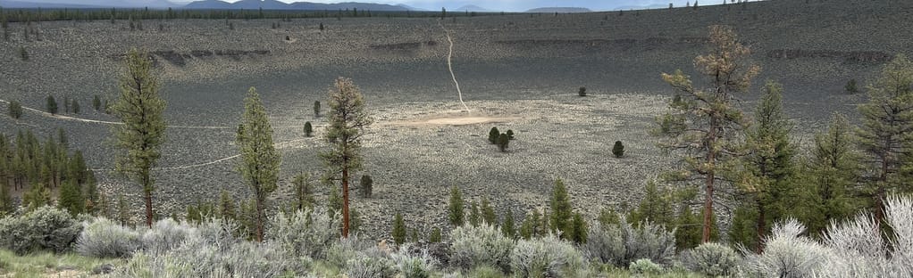 Hole in the Ground: Breathtaking Crater in Oregon's High Desert