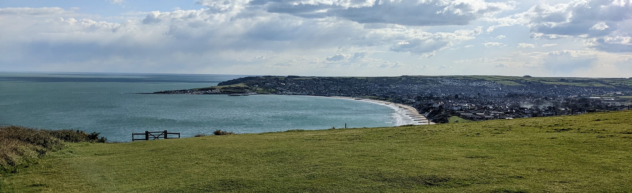 Bournemouth to Swanage via West Undercliff Promenade, Dorset, England