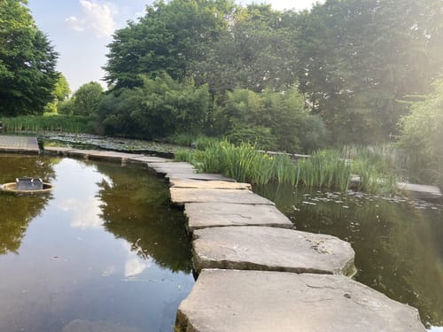 Volksgartenweg und Deichsee