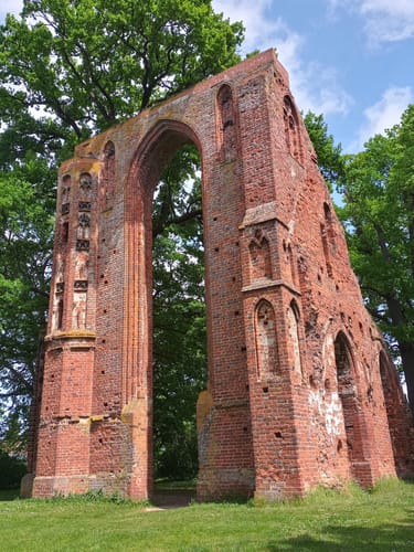 Klosterruine Eldena – Holzklappbrücke Wieck