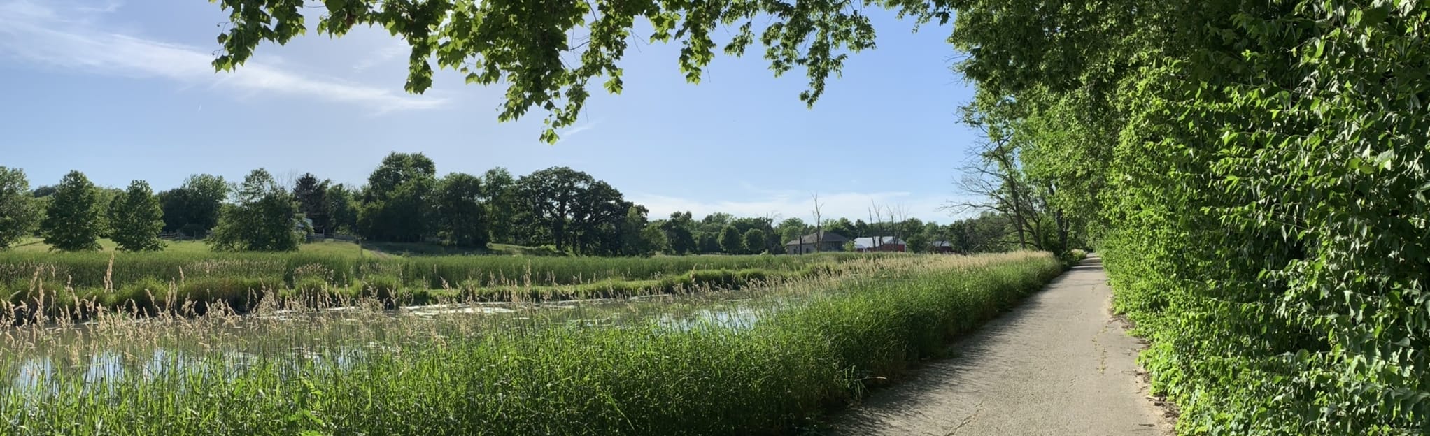 I & M Canal Trail Channahon State Park to McKinley Woods, Illinois
