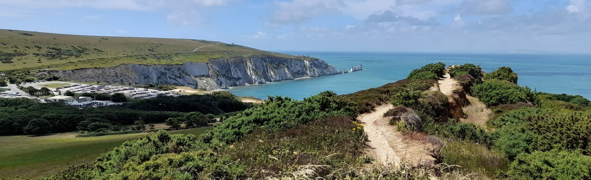 Alum Bay to Totland via Headon Warren, Isle of Wight, England 12