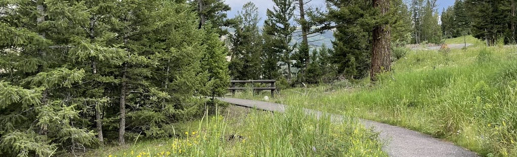 Hellroaring Creek Trail To Yellowstone River Map, Guide Montana