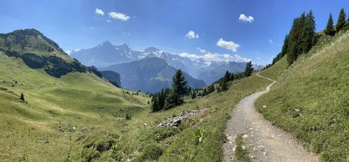 The best hiking route in Swiss Alps