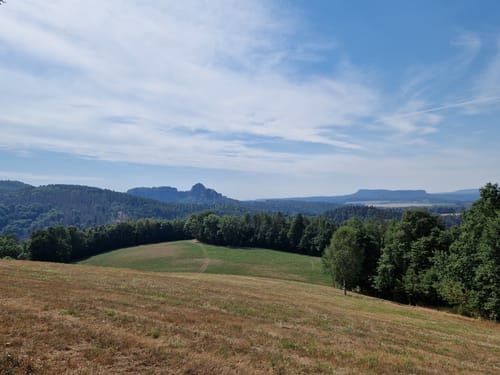Von Sebnitz über den Panoramaweg nach Bad Schandau