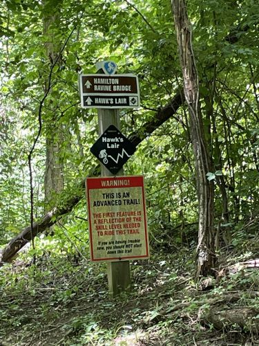 metroparks mountain biking area