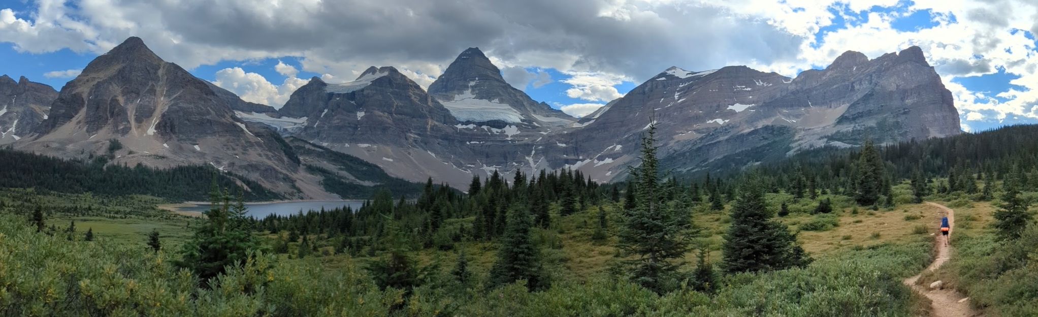 Assiniboine Pass - Lake Magog Campground to BR13 Marvel Lake Campground ...