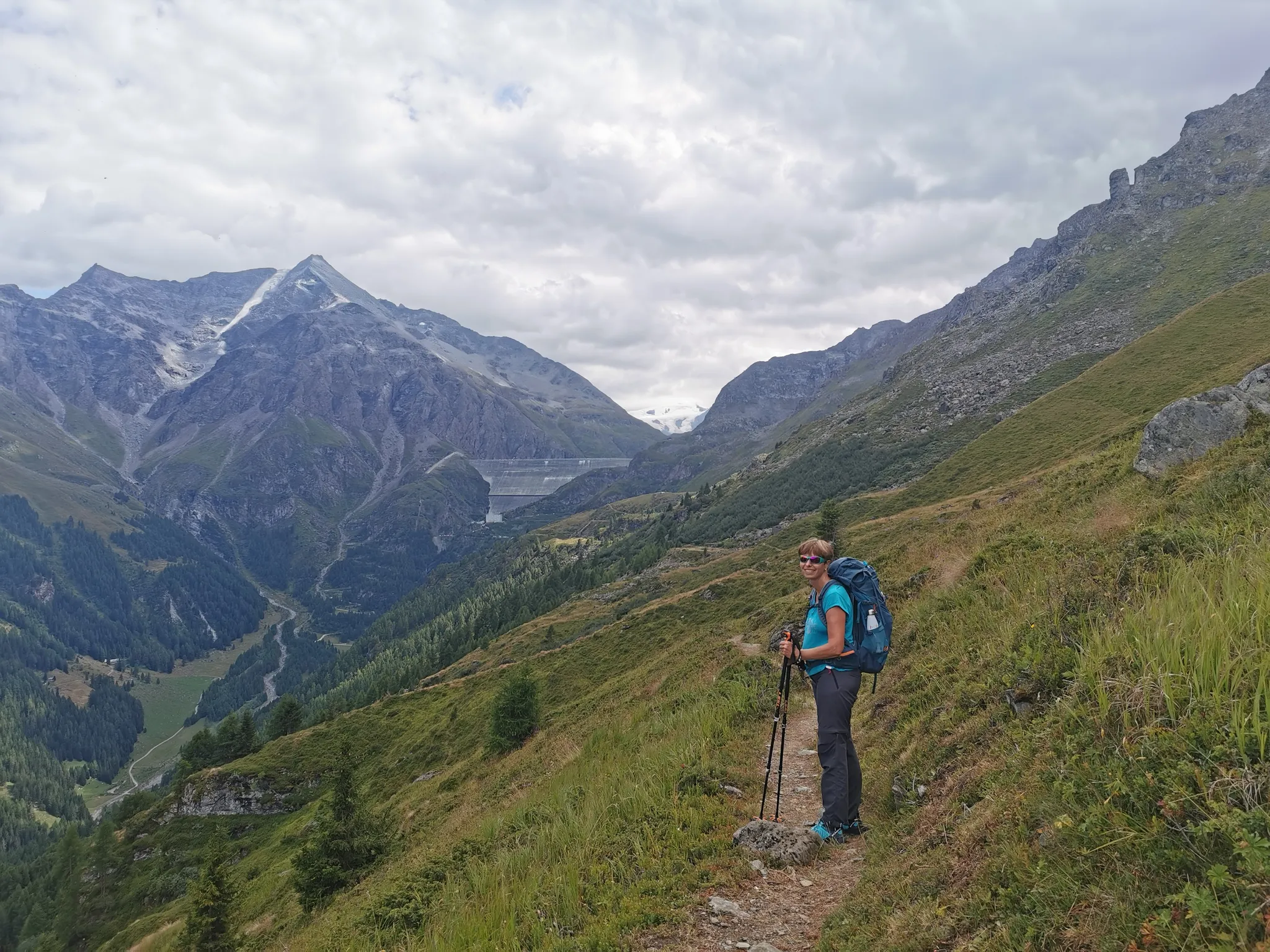 Foto van een route van Magali Periat met titel Tour du Val d’Hérens, Étape 1: Thyon – Grande Dixence