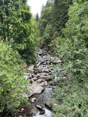 Über den Ausblick zur Felsenhütte