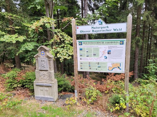 Goldsteig Zuweg Nr. 12: Neukirchen - Forstdiensthütte Hohenbogen