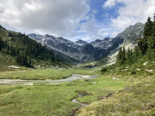 Brandywine Meadows hiking and camping near Whistler, BC