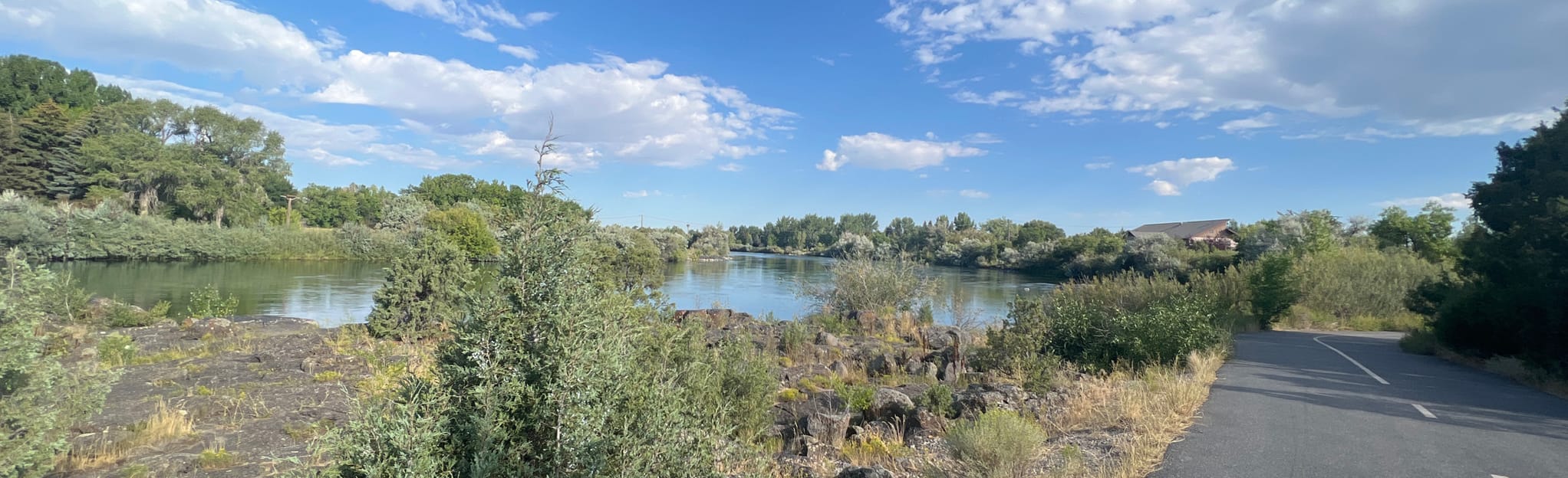 Snake River Trail Fish Pond to Freeman Park Map, Guide Idaho