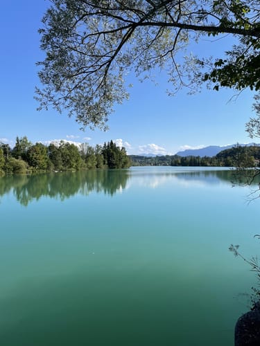Rund um den Isar-Stausee in Bad Tölz
